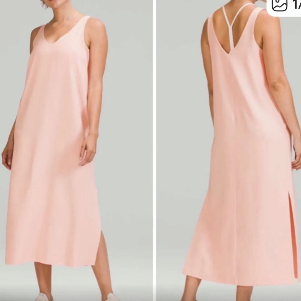 Lululemon V Neck Midi Dress